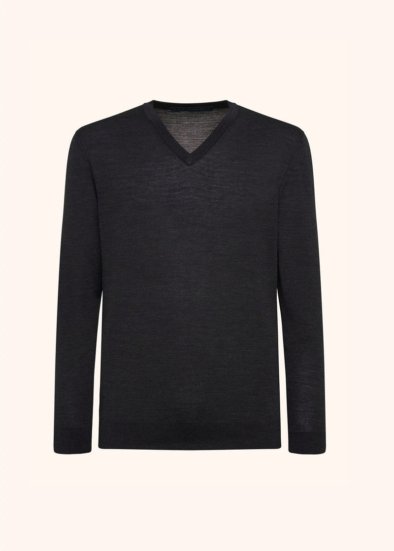 Kiton MAGLIA SCOLLO V LANA UK8651015 sconto