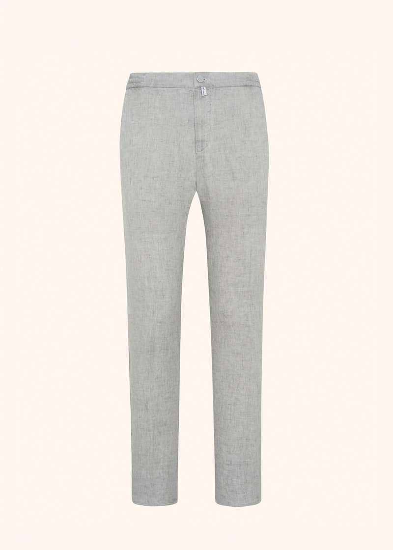 Kiton PANTALONI LINO UPLACK0613D01 sconto