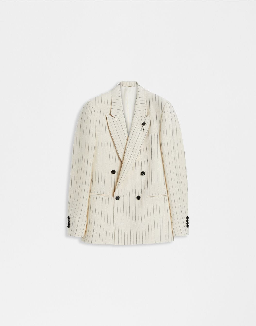 Lardini Blazer attitude gessato mosso in viscosa sconto