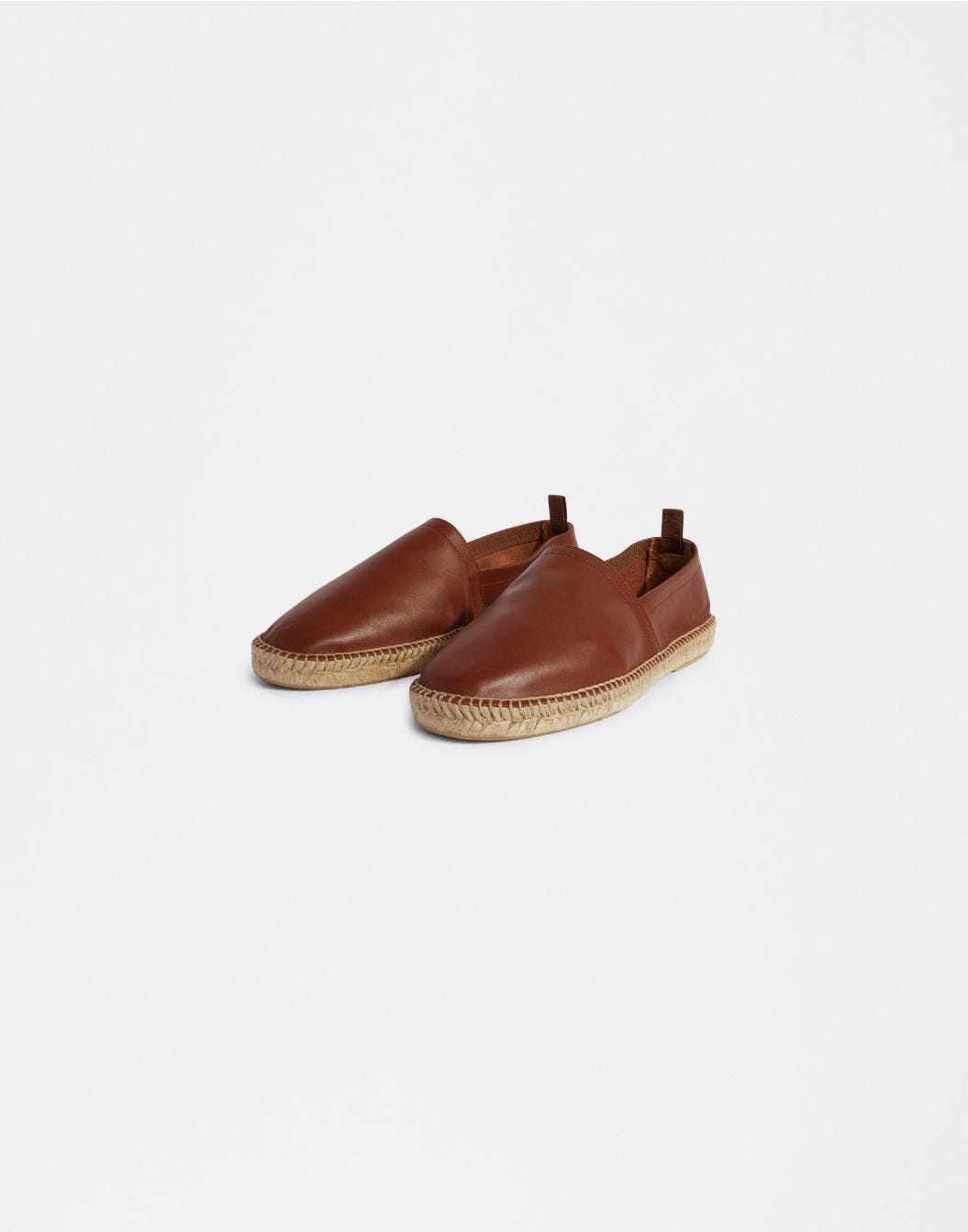 Lardini Espadrillas in vitello scamosciato semilucido marrone sconto