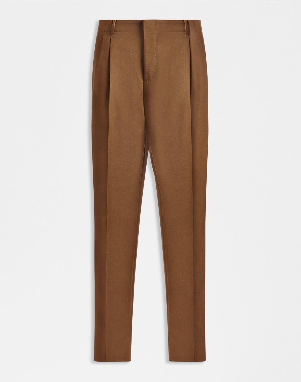 Lardini Pantalone nocciola in lana mohair sconto