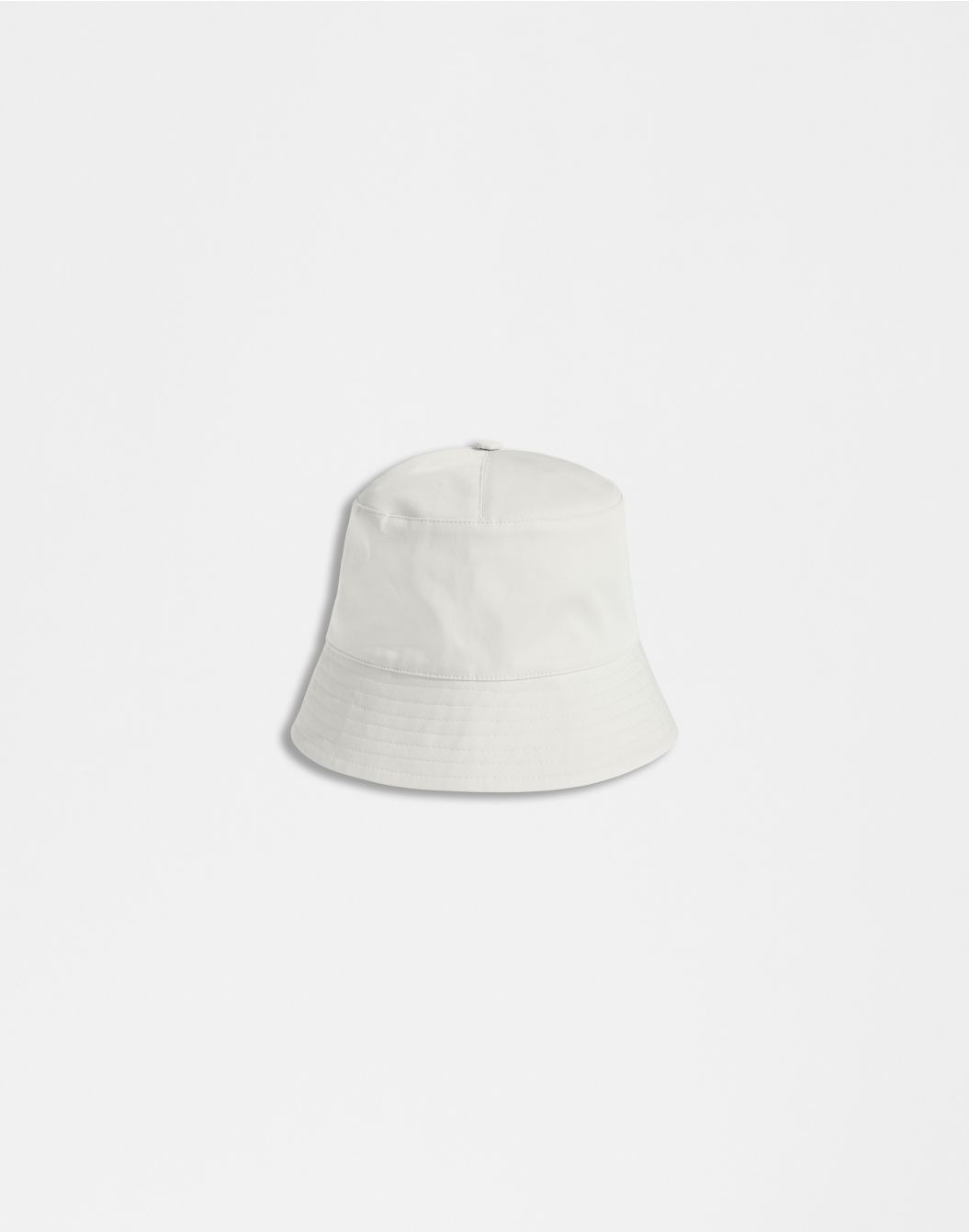 Lardini Cappello da pescatore in drill di cotone stretch bianco sconto