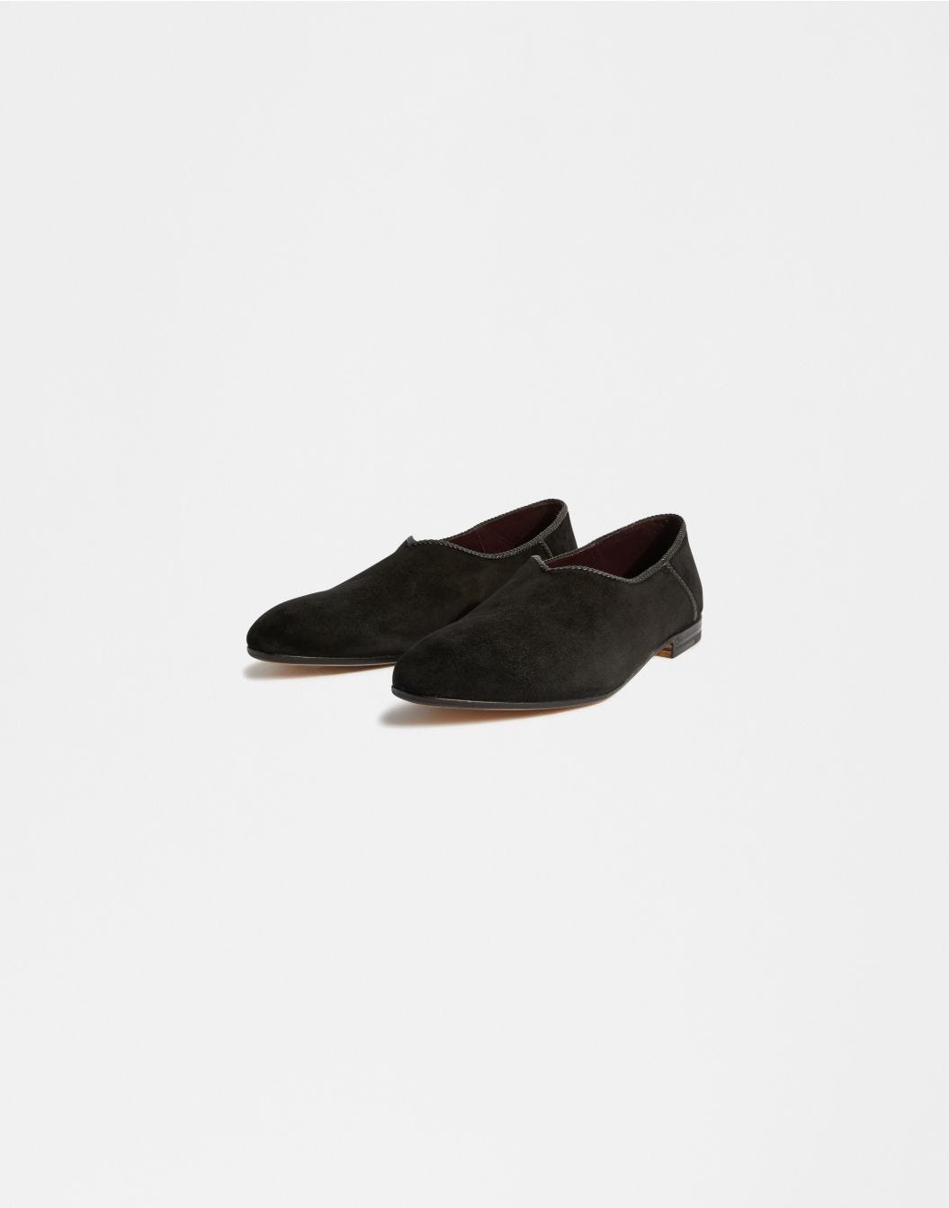 Lardini Babouche in pelle di vitello con bordo intrecciato sconto