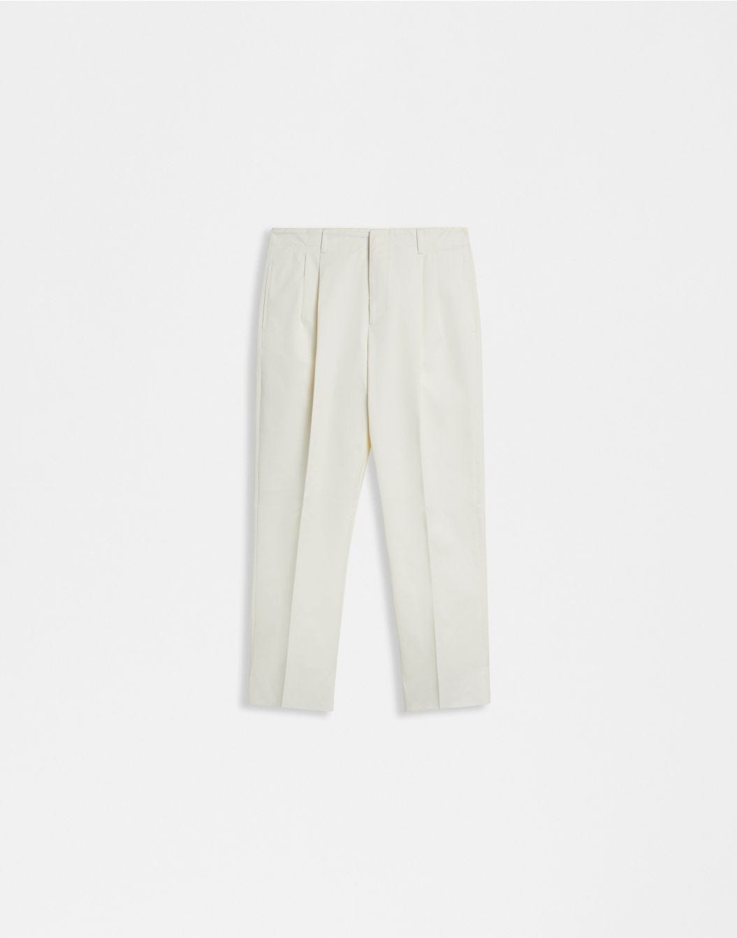 Lardini Pantalone beige in drill di cotone stretch sconto